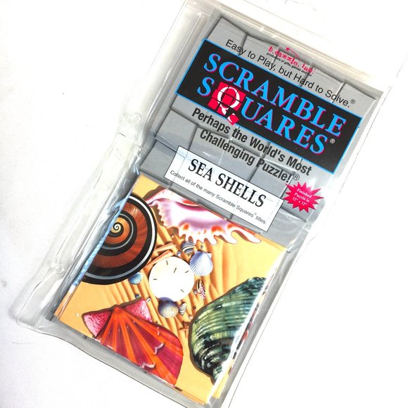 Scramble Squares Sea Shells 9 Pc Puzzle - Picture 1 of 7